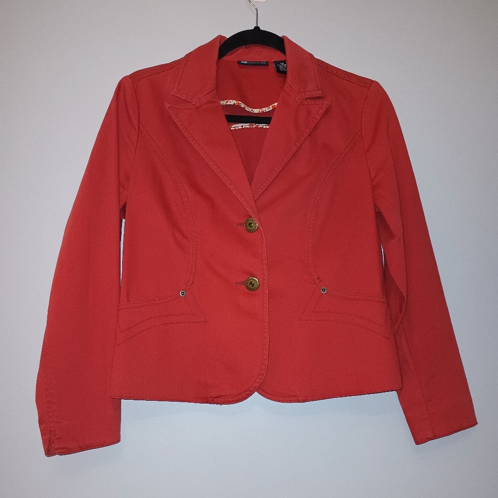 Relativity Classic Tailored Denim Blazer‎ PM